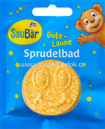 SauBär Kinder Badezusatz Sprudelbad Gute Laune, 30 g