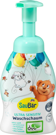 SauBär Kinder Waschschaum ultra sensitiv, 250 ml