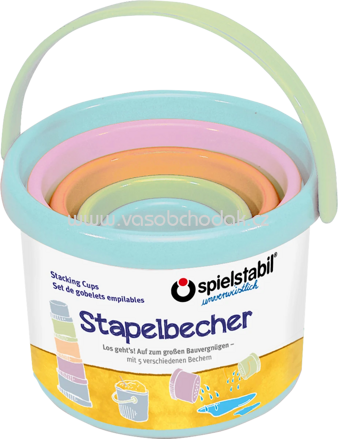 Spielstabil Stapelbecher-Set pastell 5tlg, 1 St