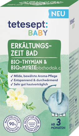 tetesept Baby Erkältungszeit Bad mit Thymian & Myrte, 100 ml