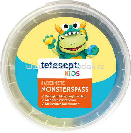 tetesept Badeknete Monster Kinder Badespaß 2x50g, 100 g