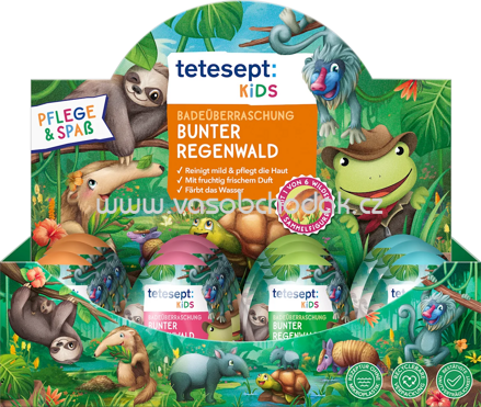 tetesept Badekugel Bunter Regenwald, 1 St