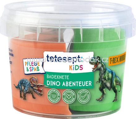 tetesept Kinder Badezusatz Badeknete Dino, 100 g