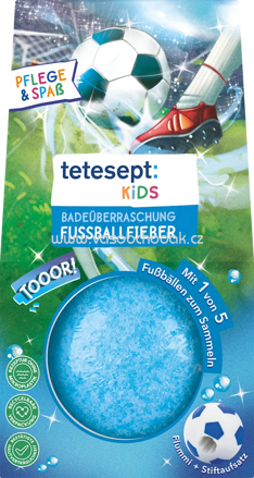 tetesept Kinder Badezusatz Badeüberraschung Fußballfieber, 1 St