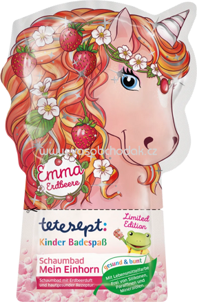 Tetesept Badezusatz Kinder Badespaß Schaumbad Mein Einhorn, 40 ml