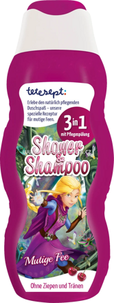 Tetesept Kids Shower & Shampoo 3in1 Mutige Fee, 200 ml