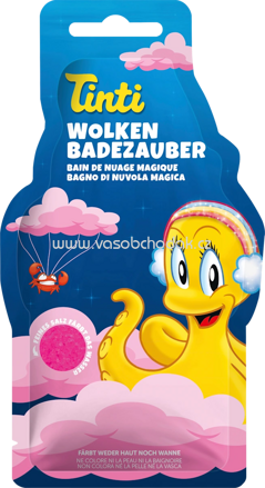 Tinti Kinder Badezusatz Wolkenbadezauber pink, 50 g