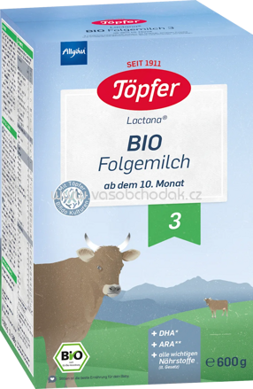 Töpfer Folgemilch 3 ab dem 10. Monat, 600g
