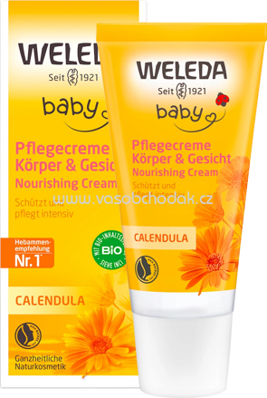 WELEDA baby Pflegecreme Körper & Gesicht, 30 ml