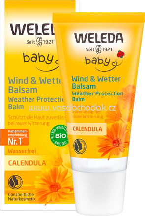 WELEDA baby Wind & Wetter Balsam Calendula, 30 ml