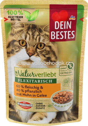 Dein Bestes Naturverliebt Flexitarisch mit Huhn in Gelee, 100g