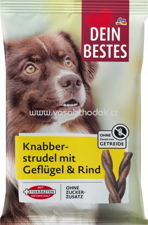 Dein Bestes Knabberstrudel mit Geflügel & Rind, 6 St