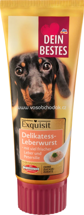 Dein Bestes Exquisit Delikatess Leberwurst, 75g