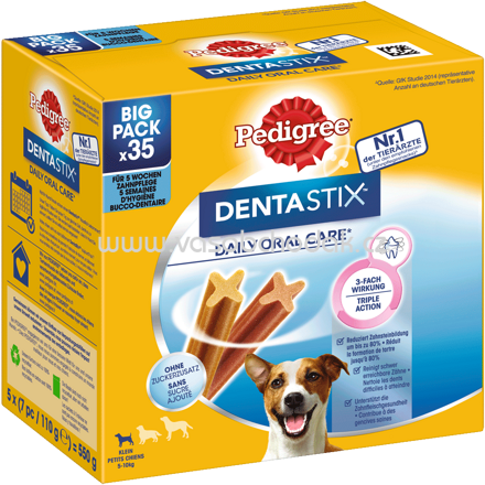 Pedigree Dentastix Daily Oral Care Kleine Hunde, 5-10 kg, 35 St