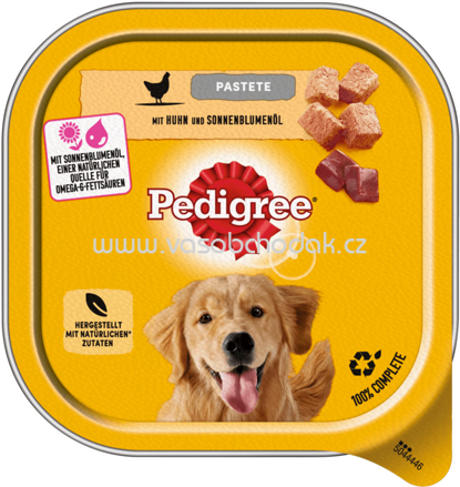 Pedigree Schale Pastete mit Huhn und Sonnenblumenöl, 300g