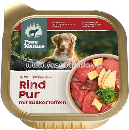 Pure Nature Hunde Nassfutter Adult Rind Pur, 150g
