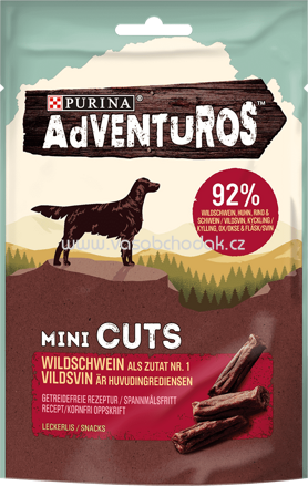 Purina AdVENTuROS Mini Cuts Wildschwein, 70g