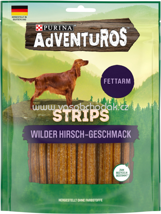 Purina AdVENTuROS Strips Hirsch, 90g