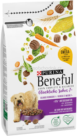 Purina Beneful Glückliche Jahre 7+ mit Huhn, Gartengemüse und Vitaminen, 2,8 kg