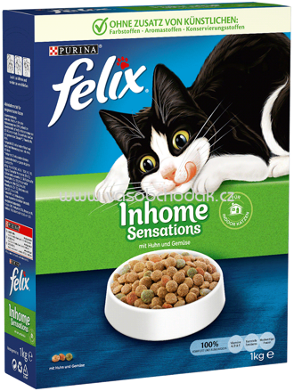 Purina Felix Inhome Sensations mit Huhn und Gemüse, 1 kg