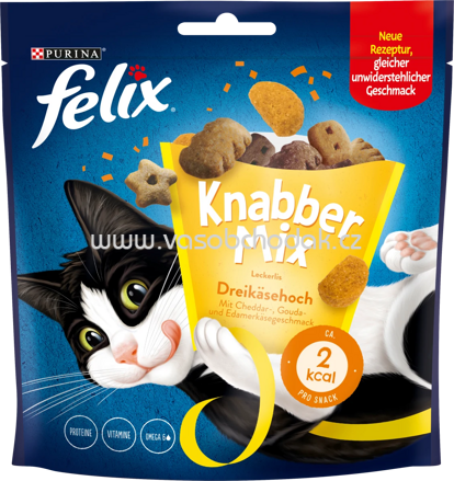 Purina Felix Knabber Mix Dreikäsehoch, 120g