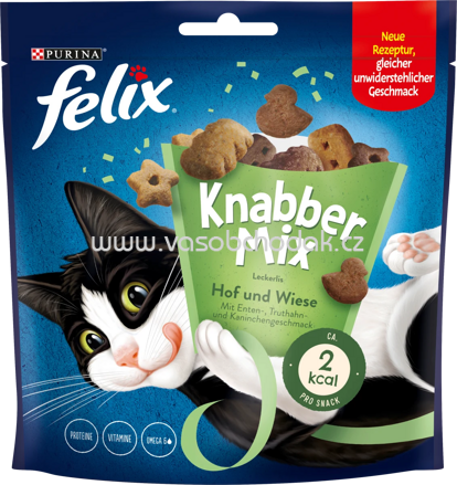 Purina Felix Knabber Mix Hof und Wiese, 120g