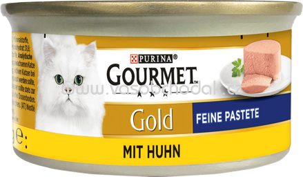Purina Gourmet Gold Feine Pastete mit Huhn, 85g
