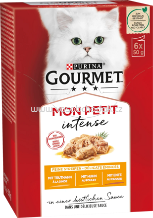 Purina Gourmet Mon Petit mit Huhn, Ente, Truthahn, 6x50g
