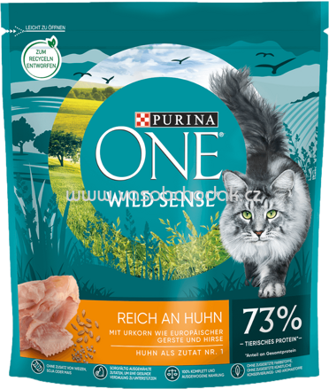 Purina ONE Wild Sense reich an Huhn, 400g