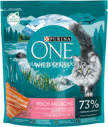 Purina ONE Wild Sense reich an Lachs, 400g