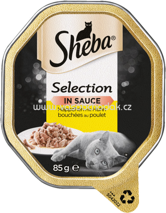 Sheba Schale Selection in Sauce Häppchen mit Huhn, 85g