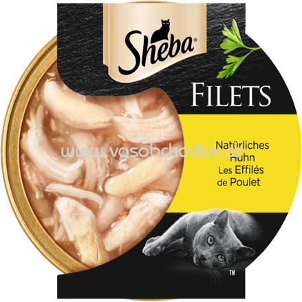 Sheba Schale Filets Natürliches Huhn, 60g
