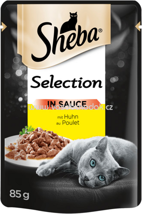 Sheba Portionsbeutel Selection in Sauce mit Huhn, 85g