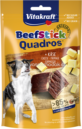 Vitakraft Beef Stick Quadros + Käse, 70g