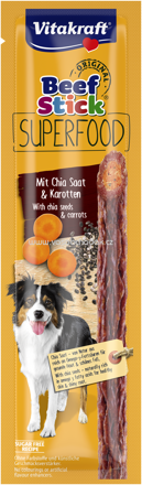 Vitakraft Beef Stick Superfood mit Chia Saat und Karotten, 1 St, 30g