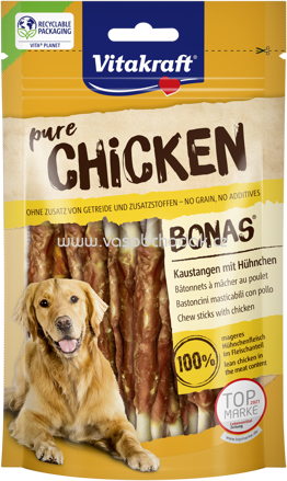 Vitakraft CHICKEN BONAS Kaustangen mit Hühnchen, 80g