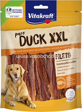 Vitakraft DUCK FILETS XXL Entenbrustfiletstreifen, 250g