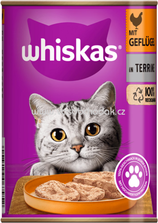 Whiskas Dose mit Geflügel in Terrine, 12x400g