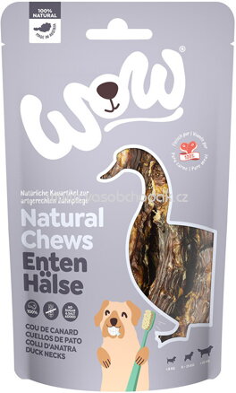 Wow Natural Chews Entenhälse, 250g