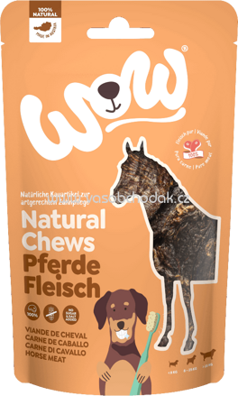 Wow Natural Chews Pferde Fleisch, 250g