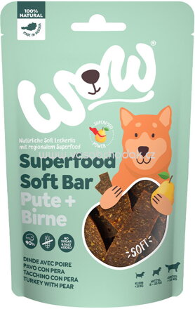 Wow Superfood Soft Bar Pute und Birne, 150g