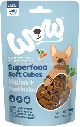 Wow Superfood Soft Cubes Huhn und Pastinake, 150g