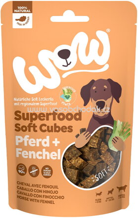 Wow Superfood Soft Cubes Pferd und Fenchel, 150g