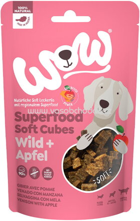 Wow Superfood Soft Cubes Wild und Apfel, 150g