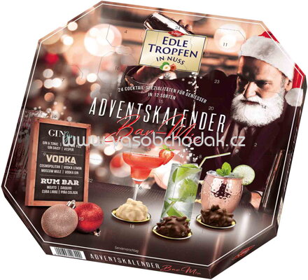 Trumpf Adventskalender Edle Tropfen in Nuss Bar Mix, 300g