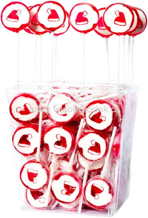Amore Sweets Rocks X-Mas Lolly Weihnachtsmütze, 100×10g, 1 kg