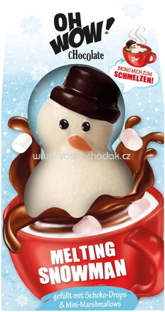 OH WOW! Chocolate Melting Snowman Schoko-Chips Weiß, 75g