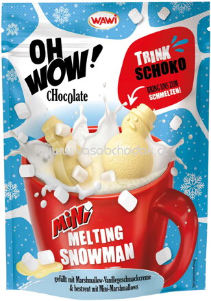OH WOW! Chocolate Mini Melting Snowman Marshmallow-Vanillecreme, 120g