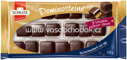 Schulte Dominosteine Zartbitter, 250g Schulte Dominosteine Zartbitter, 250g
