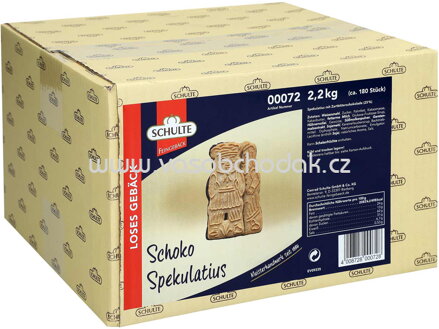 Schulte Schoko Spekulatius Zartbitter, 2,2 kg Schulte Schoko Spekulatius Zartbitter, 2,2 kg